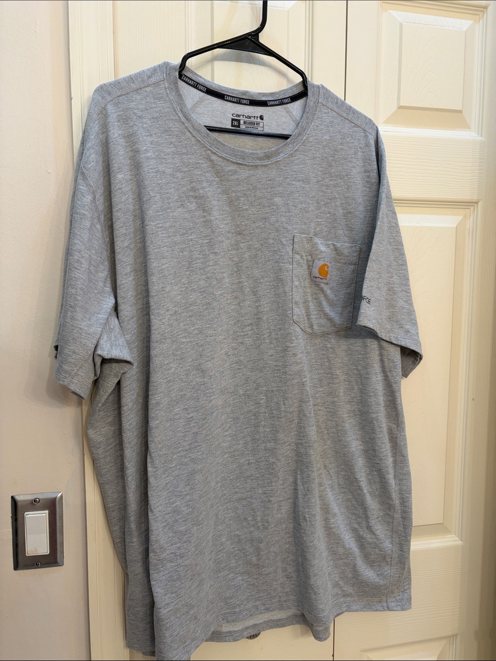 Carhartt Light Gray Short Sleeve Pocket T-Shirt